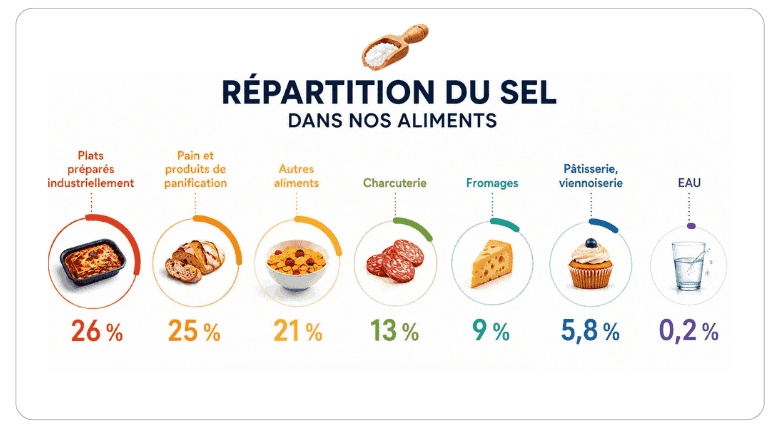 le sel repartition